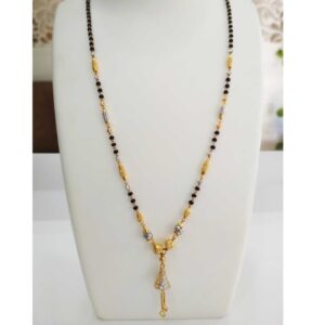 22 k gold fancy Mangalsutra. NJ-M0277