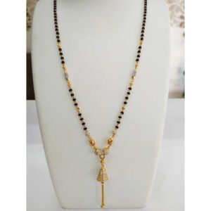 22 k gold fancy Mangalsutra. NJ-M0276