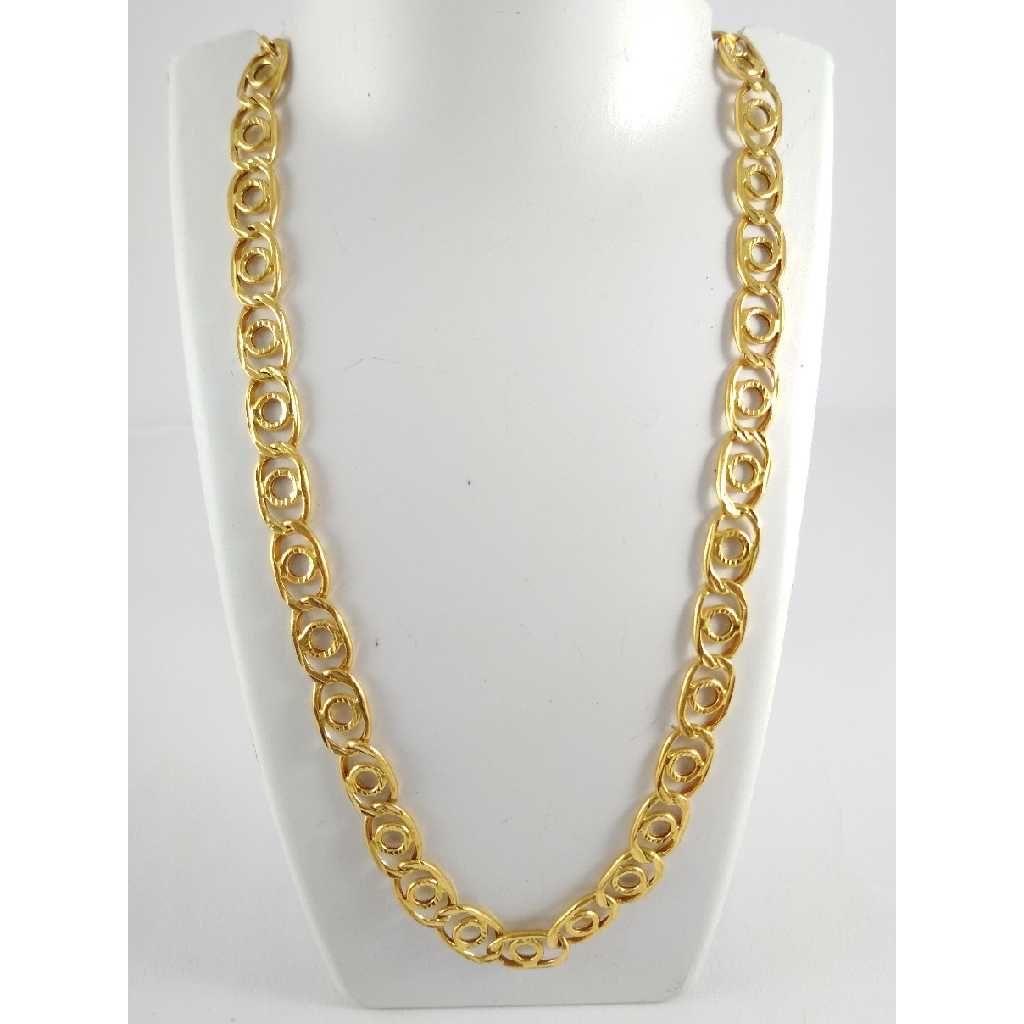 22 K Gold Hollow Chain. NJ-C0272