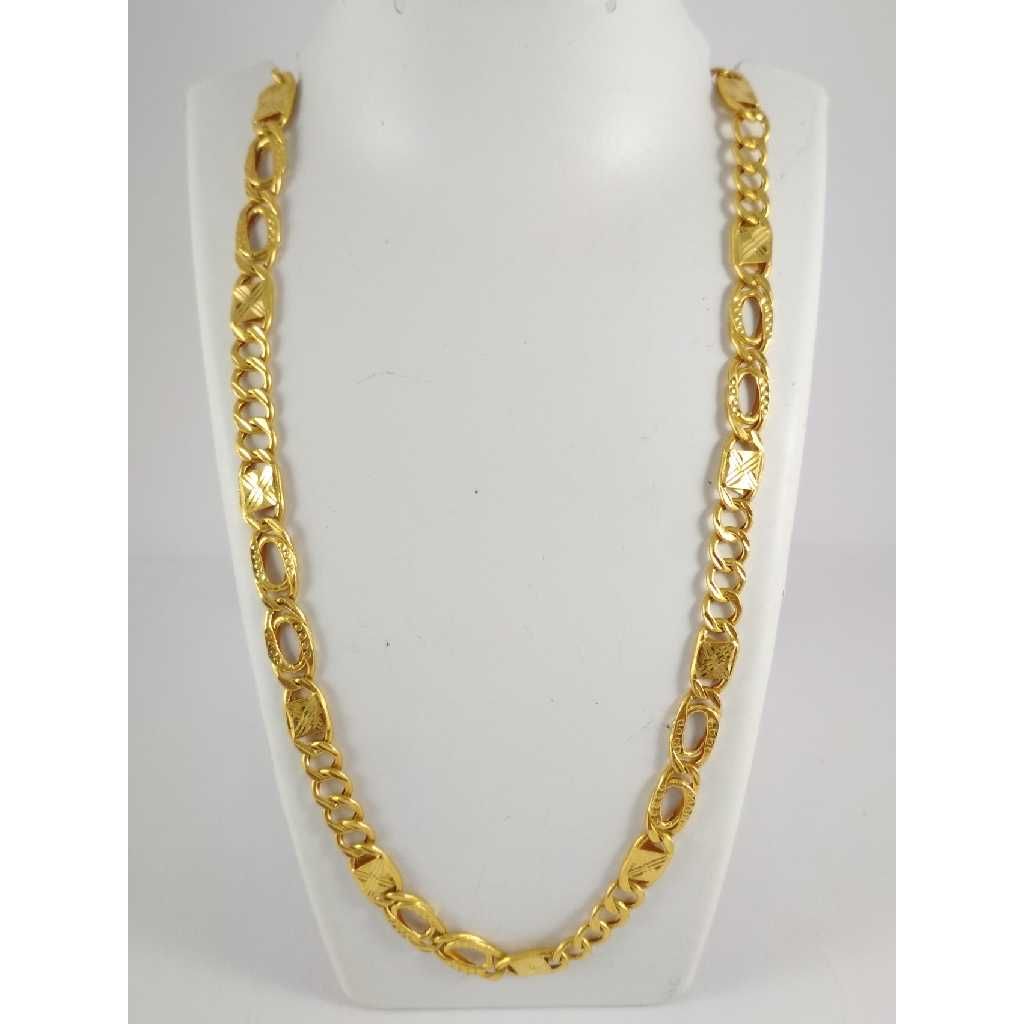 22 K Gold Hollow Chain. NJ-C0270