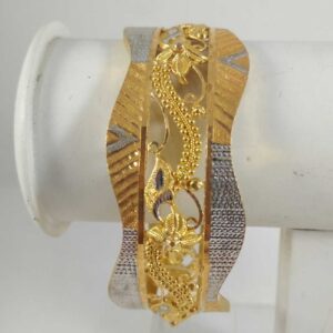 22 K Gold Designer Bangle. NJ-B0247