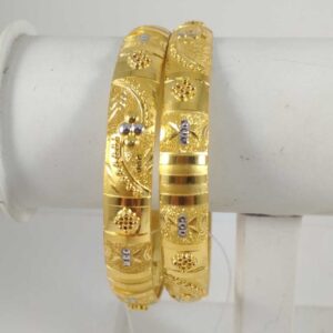 22 K Gold Bangle. NJ-B0234