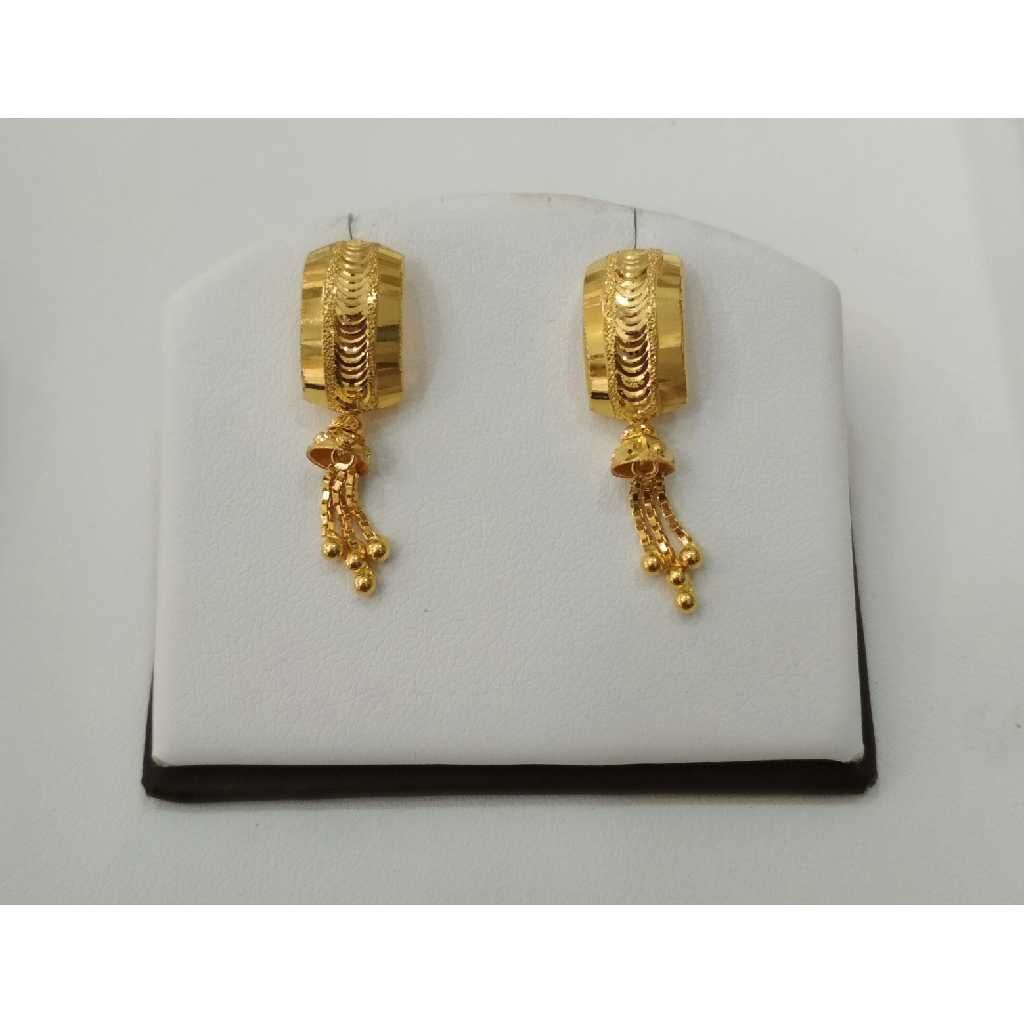 22 K Gold Half U Bali. NJ-E0222