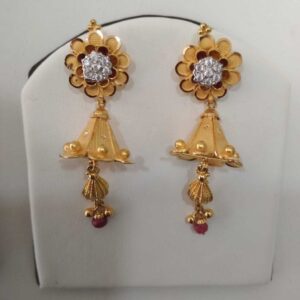 22 K Gold Jumar Earring. NJ-E0221