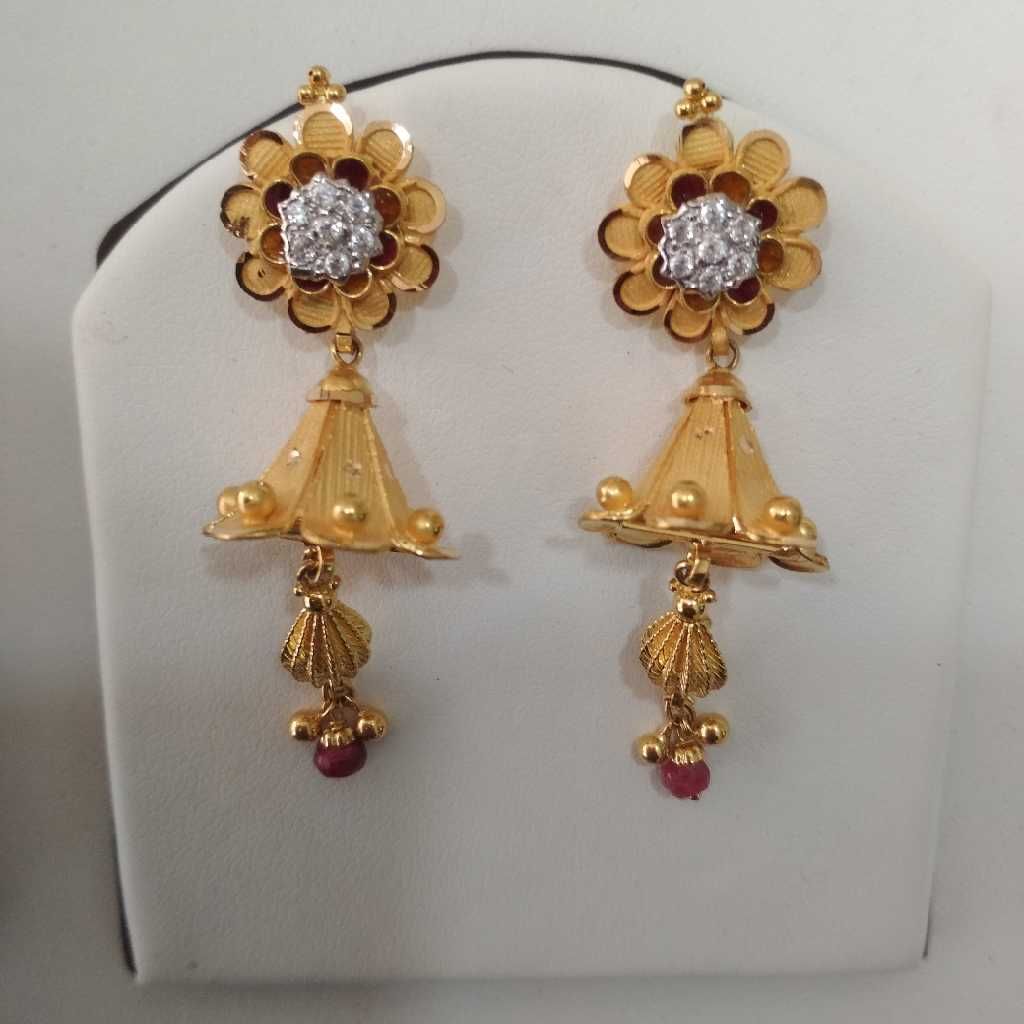 22 K Gold Jumar Earring. NJ-E0221