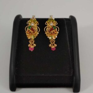 22 k gold hand made earring. nj-e0219