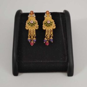 22 k gold hand made earring. nj-0216