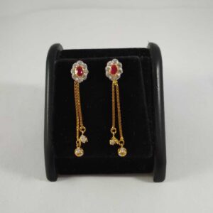 22 k gold earring. nj-e0210