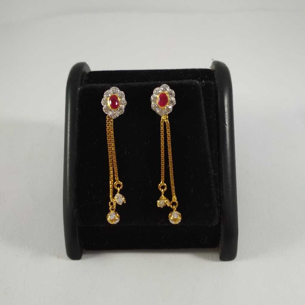 22 k gold earring. nj-e0210