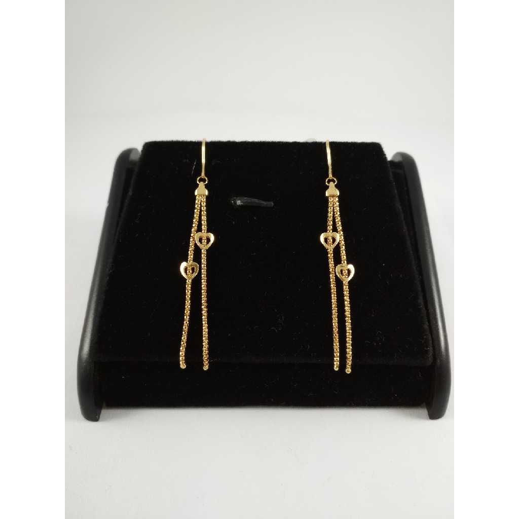22 k fancy latkan earring. nj-e0206