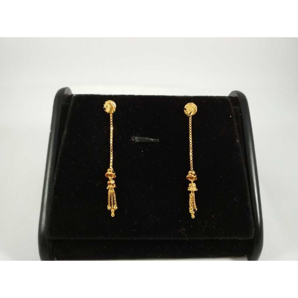 22 k gold latkan earring nj-e0201