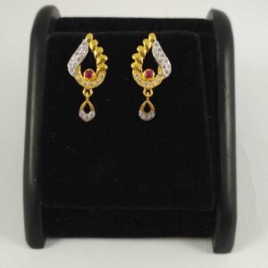 22 k gold fancy earring nj-e0127