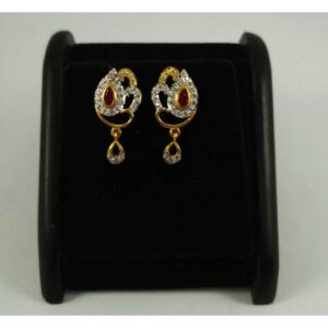 22 K Gold C Z Fancy Earring NJ-E0124