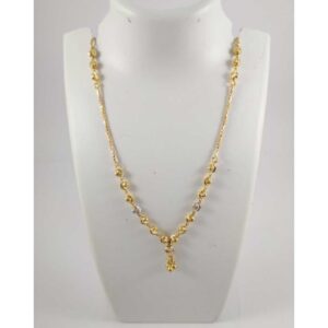 22 K Gold Pendant Chain NJ-P0119