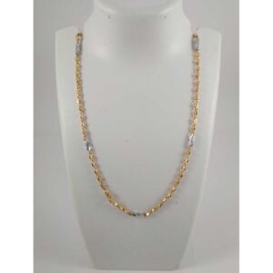 22 K Gold Pendant Chain NJ-P0118