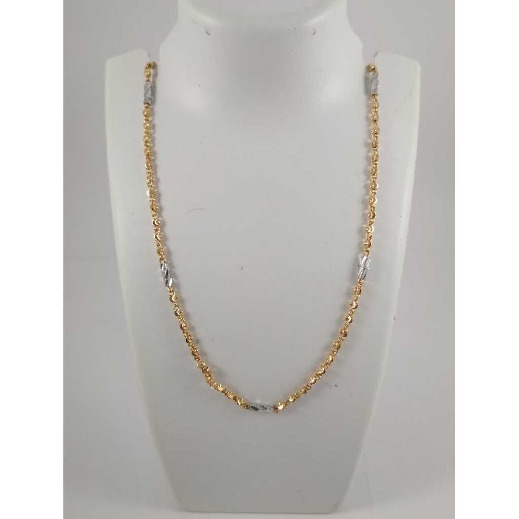 22 K Gold Pendant Chain NJ-P0118