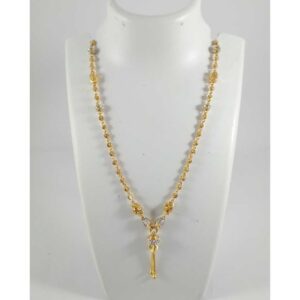 22 K Gold Pendant Chain NJ-P0113