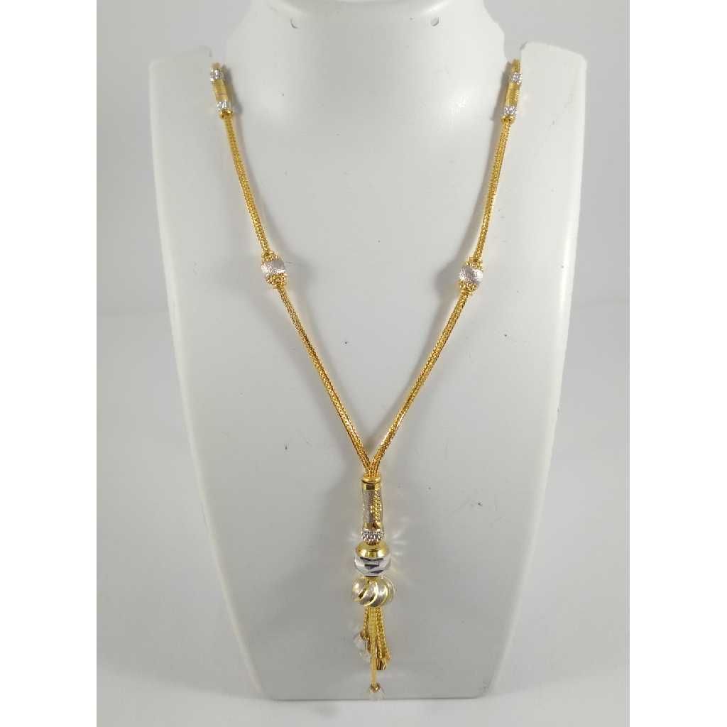 22 K Gold Fancy Pendant Chain NJ-P0111