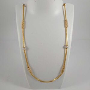 22k gold fancy pendant chain nj-p0107
