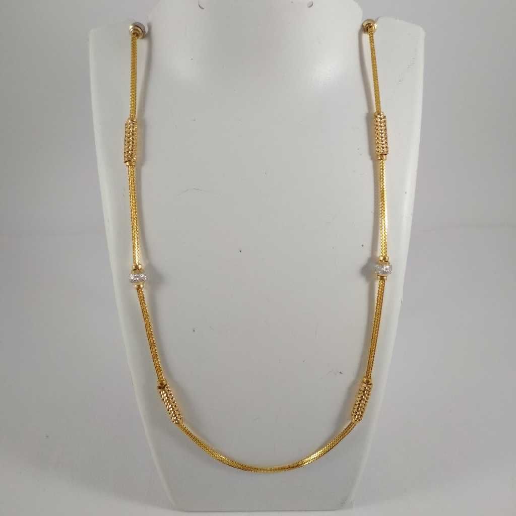 22k gold fancy pendant chain nj-p0107