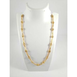 22 K Gold Fancy Pendant Chain NJ-P0104