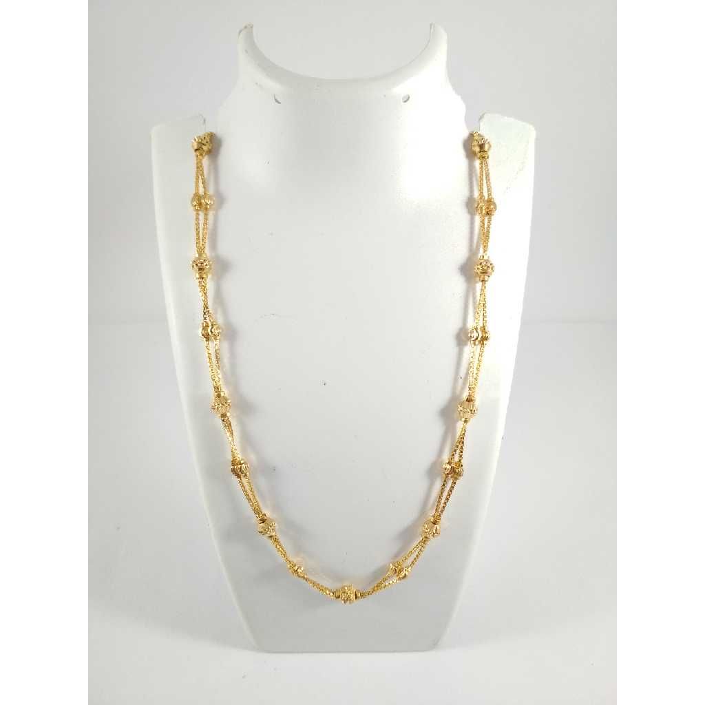 22 K Gold Fancy Pendant Chain NJ-P0104
