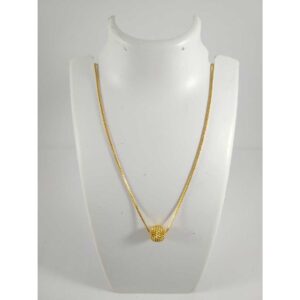 22 k gold pendant chain. nj-p0103