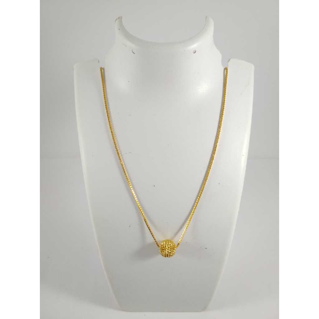 22 k gold pendant chain. nj-p0103