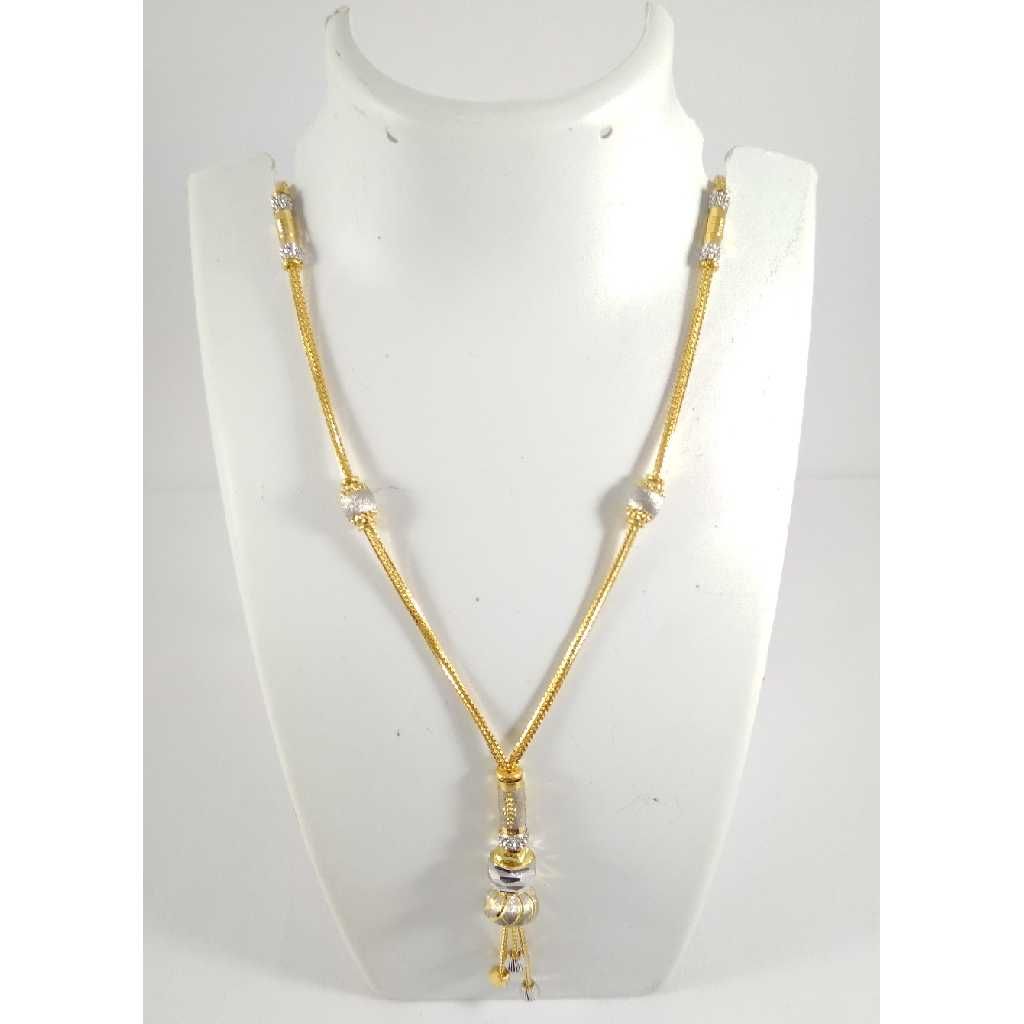 22 K Fancy Pendant Chain NJ-P0102