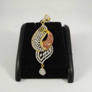 22 K Gold Diamond Pendant NJ-P096