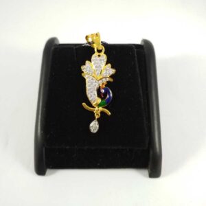 22 K Gold Peacock Pendant NJ-P092