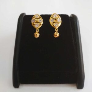 22 k gold fancy earring nj-e087