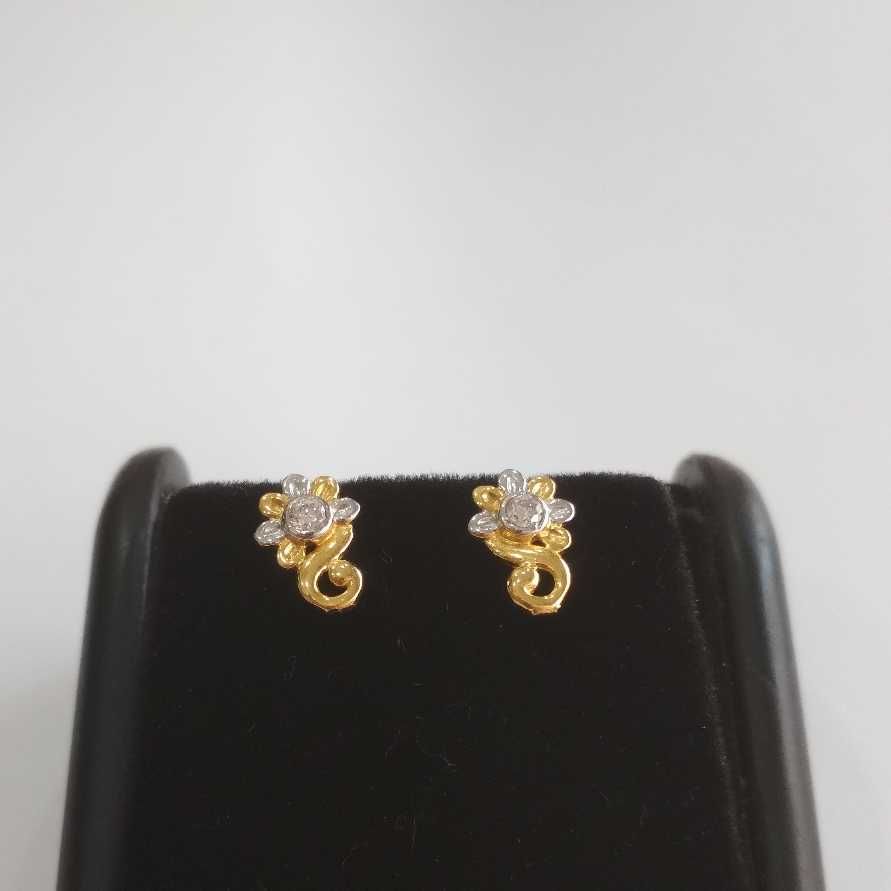 22 k gold baby Earring nj-e077