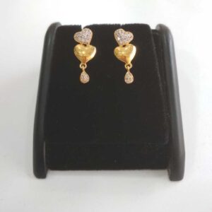 22 k gold fancy earring nj-e076