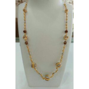 22k gold fancy pendant chain nj-c055