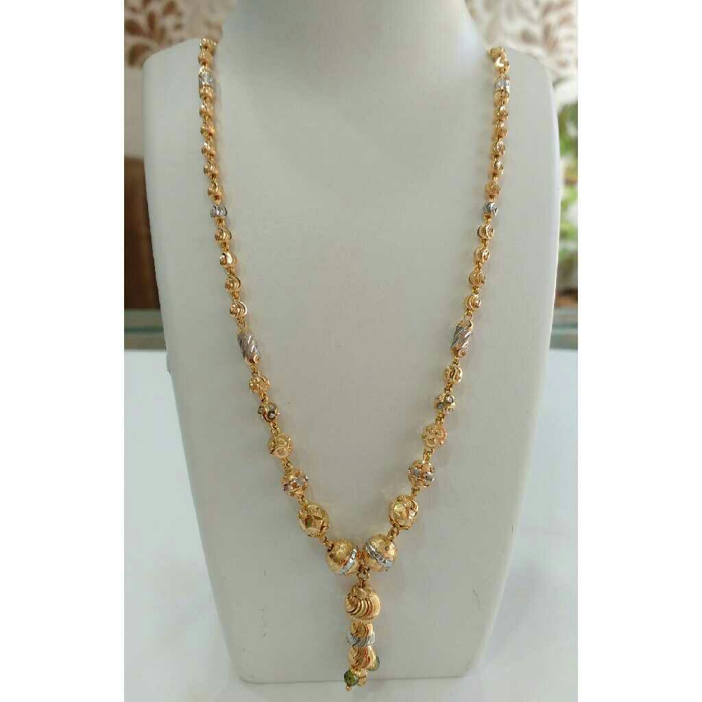 22k gold pendant chain nj-c053