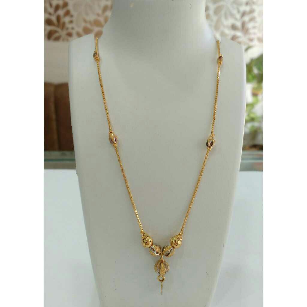 22k gold pendant chain NJ-C50