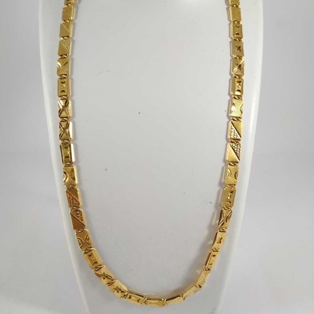 22K Gold Hand Made Chain. NJ-C043