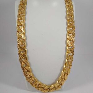 22K Gold Hand Made Chain NJ-C042