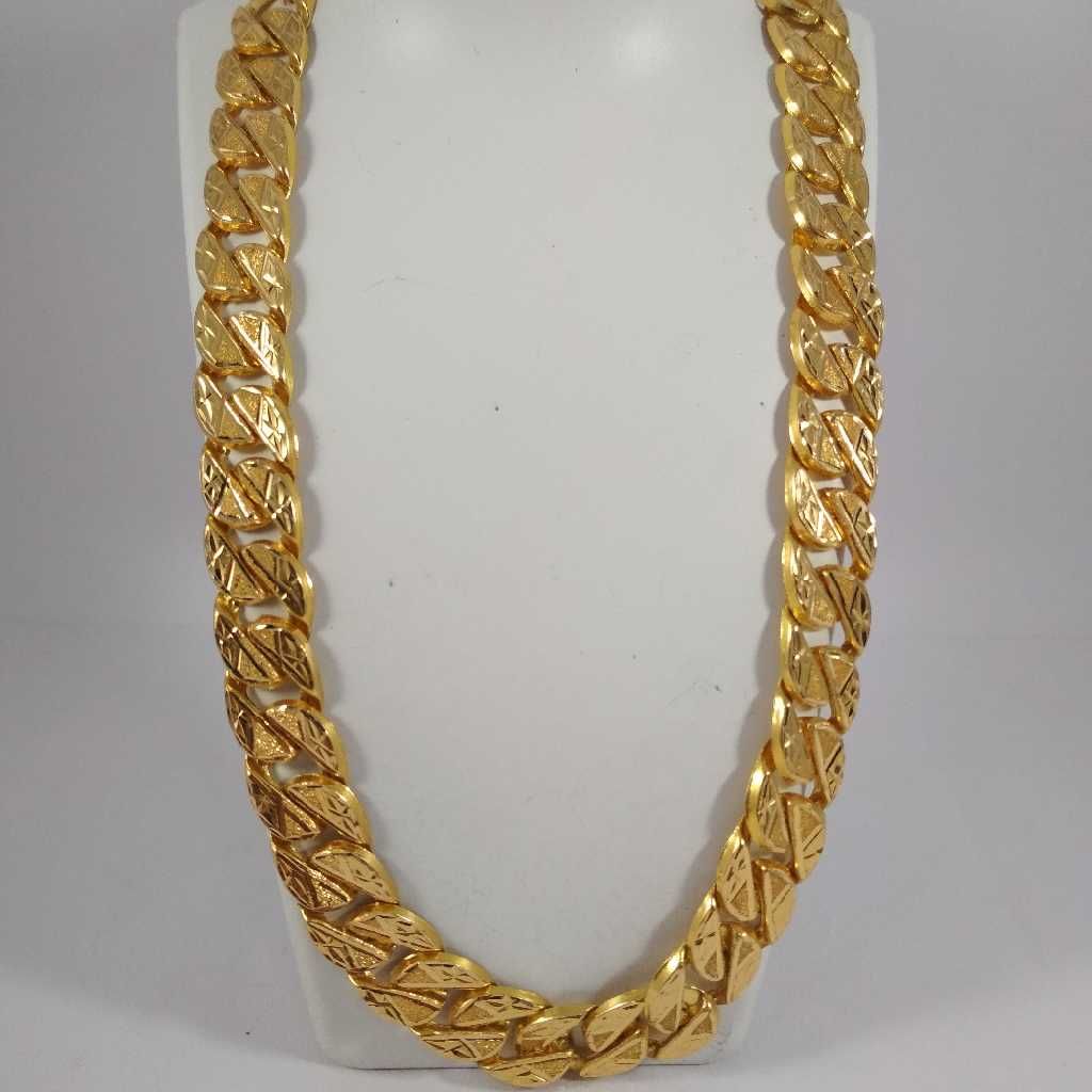 22K Gold Hand Made Chain NJ-C042