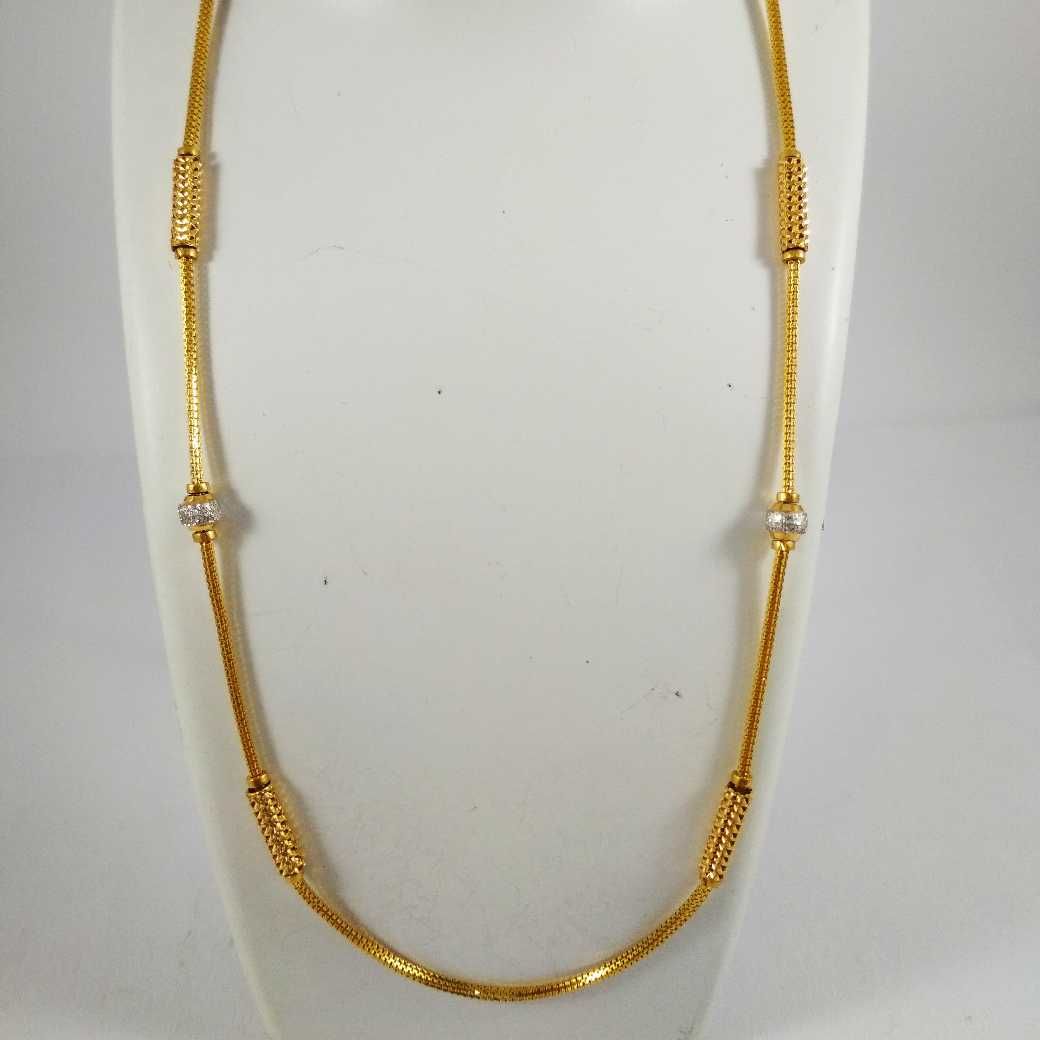 22k gold machine chain nj-c039