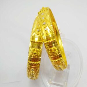 22K Yellow Gold Bangle NJ-B037