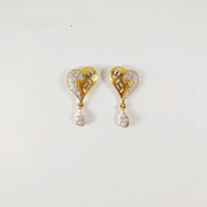 22k gold fancy earring. NJ-E008