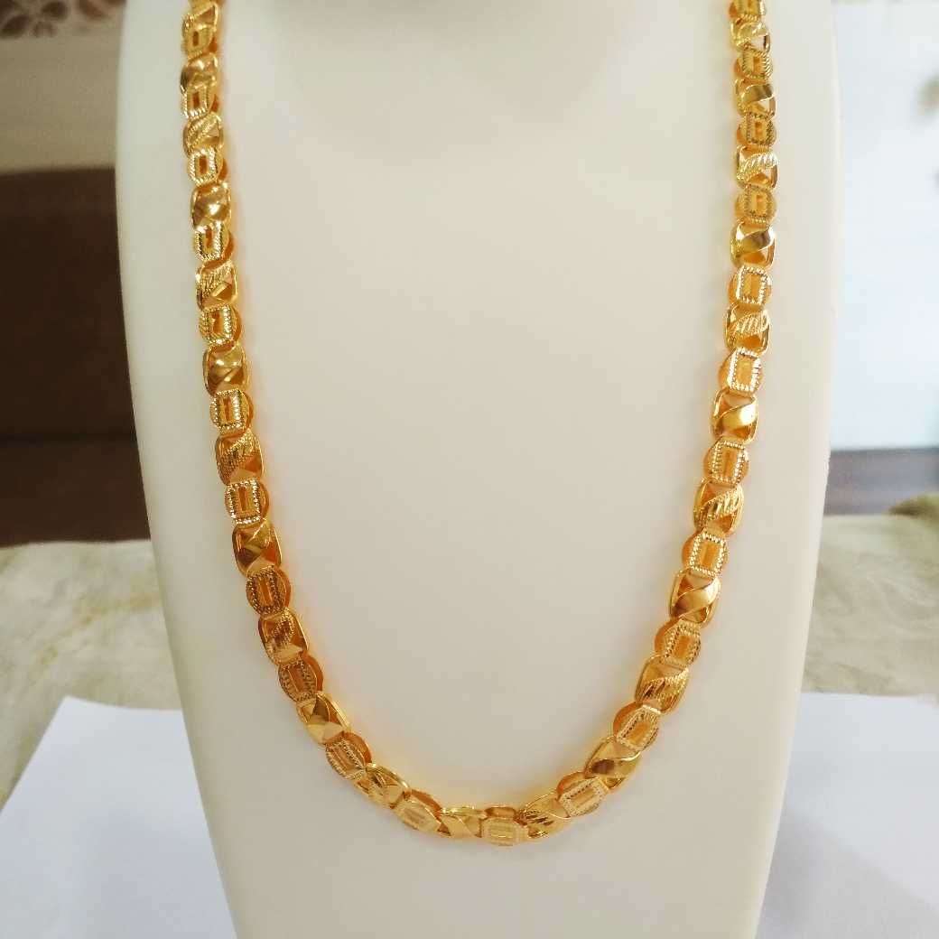 22K Gold Fancy Hollow Chain