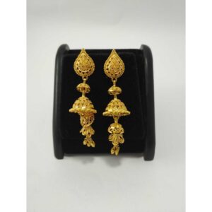 22 k gold earring  (jumer buti). nj-e011