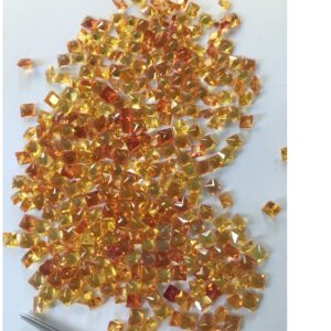 120ct square multicolored sapphire