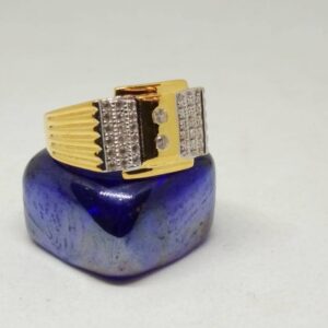 22K gents diamond ring