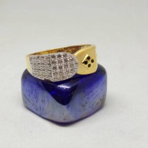 22K gents diamond ring