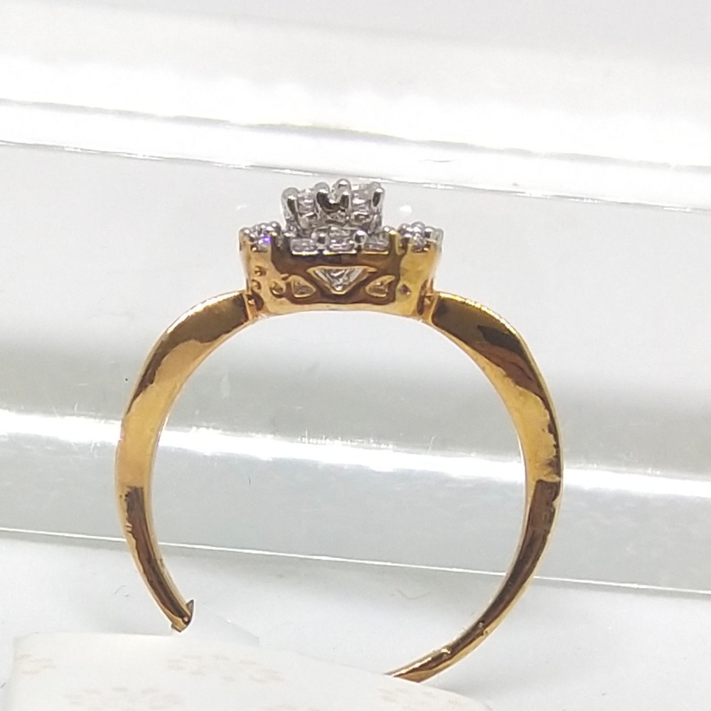 18K rosegold princess ring - Image 2