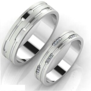 95 pure platinum couple Ring